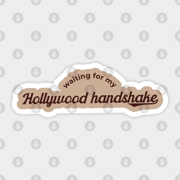paul Hollywood handshake gift Sticker by shimodesign